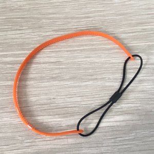Orange Rubber Headband - Elastic